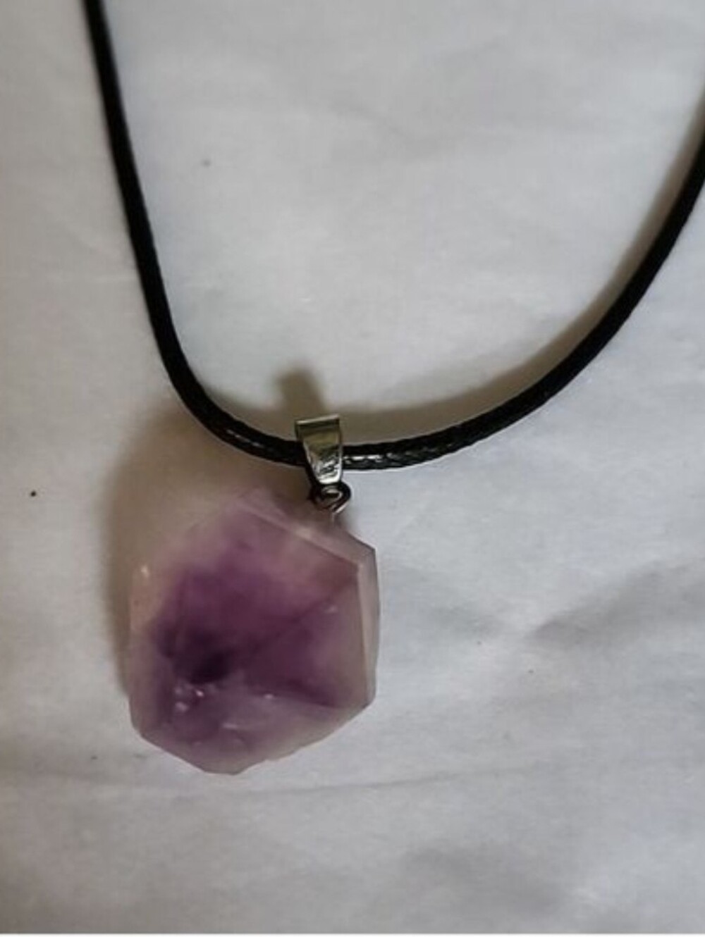RAW Amethyst Pendant LAST ONE